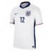 Camiseta Inglaterra Kieran Trippier #12 Primera Equipación Eurocopa 2024 manga corta